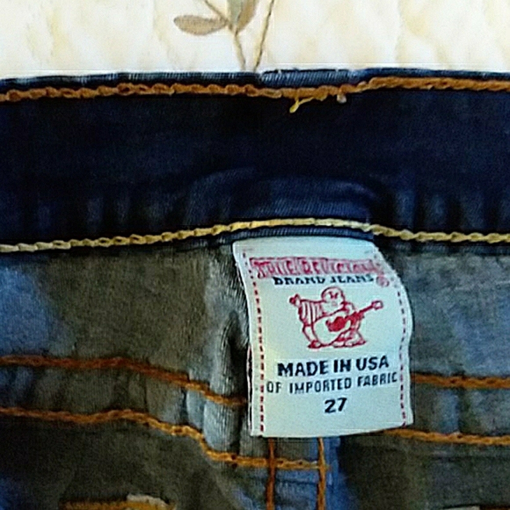 SOLD TRUE RELIGION size 27X28 Casey jeggings - Picture 5 of 11
